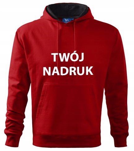 

Bluza kangurek z Twoim Nadrukiem Logo Reklama L