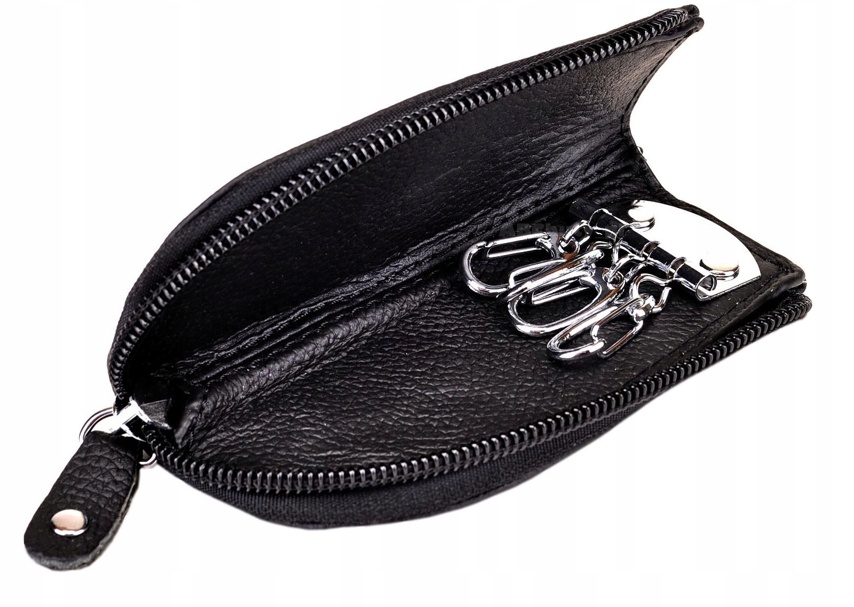 

G3-57 Czarna Skórzana Kluczówka Wild Things Only !