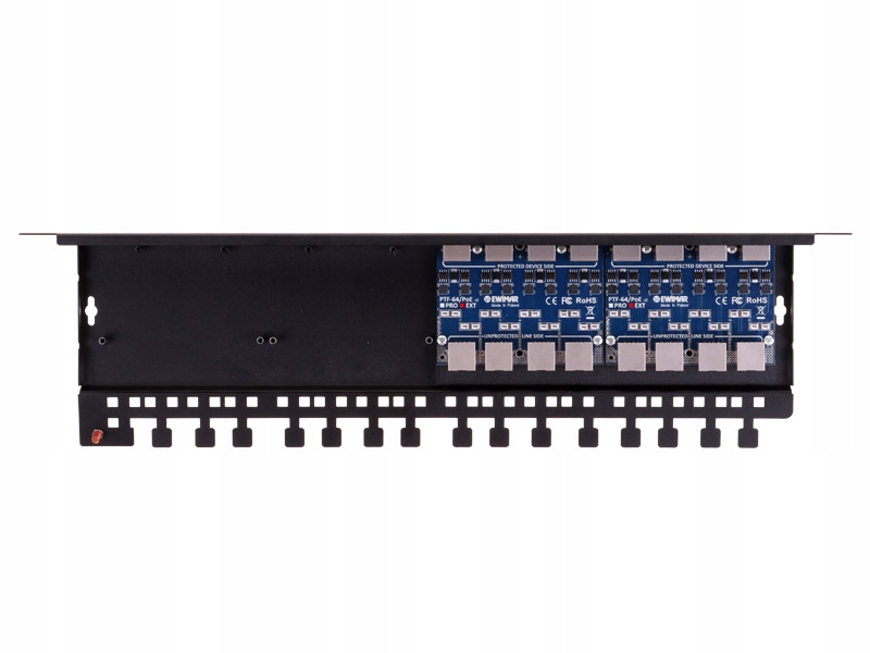 8-kanálový obmedzovač prepätia PTF-68-EXT/PoE