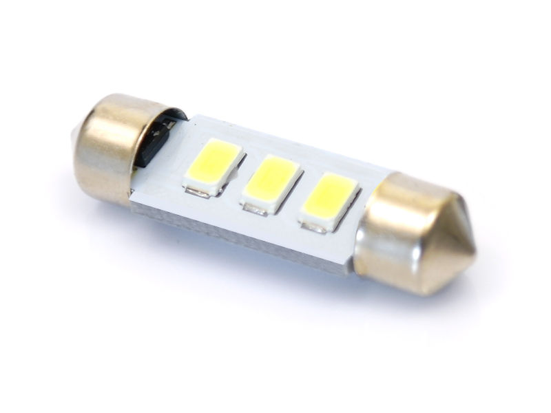 

Żarówka Led rurkowa 3 Smd 5630 C5W C10W 36 mm