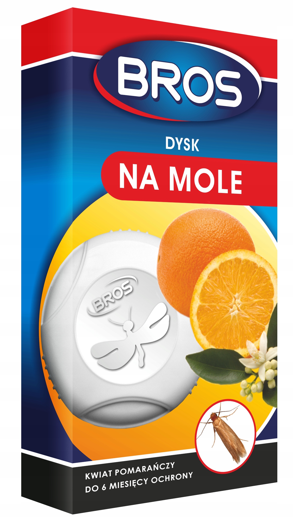 Dysk na mole Bros kwiat pomarańczy