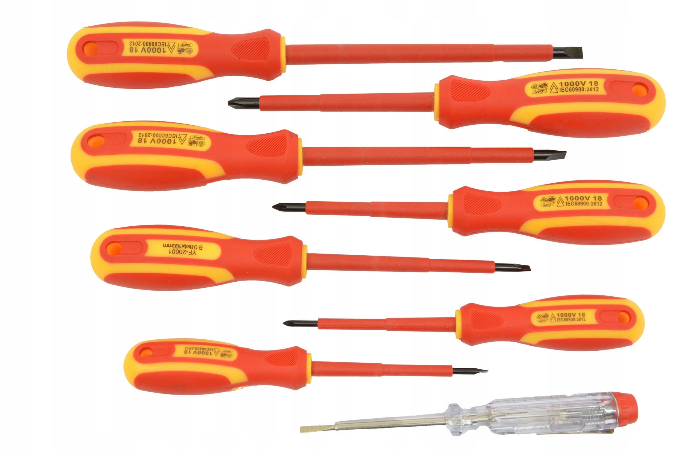 WKRĘTAKI ELEKTRYCZNE 8 el. Izolowane Próbnik Śrubo