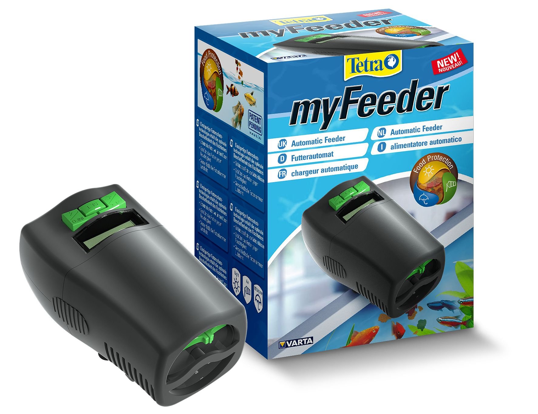 Karmnik automatyczny dla ryb na pokarm czarny Tetra MyFeeder