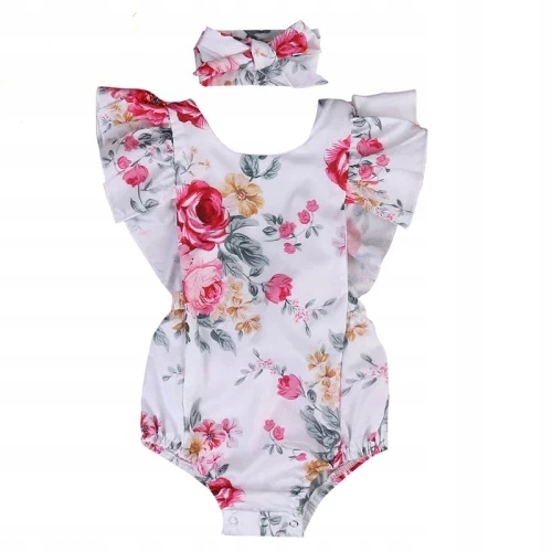 

Body rampers Opaska kwiaty floral Lato 68 74 80 86
