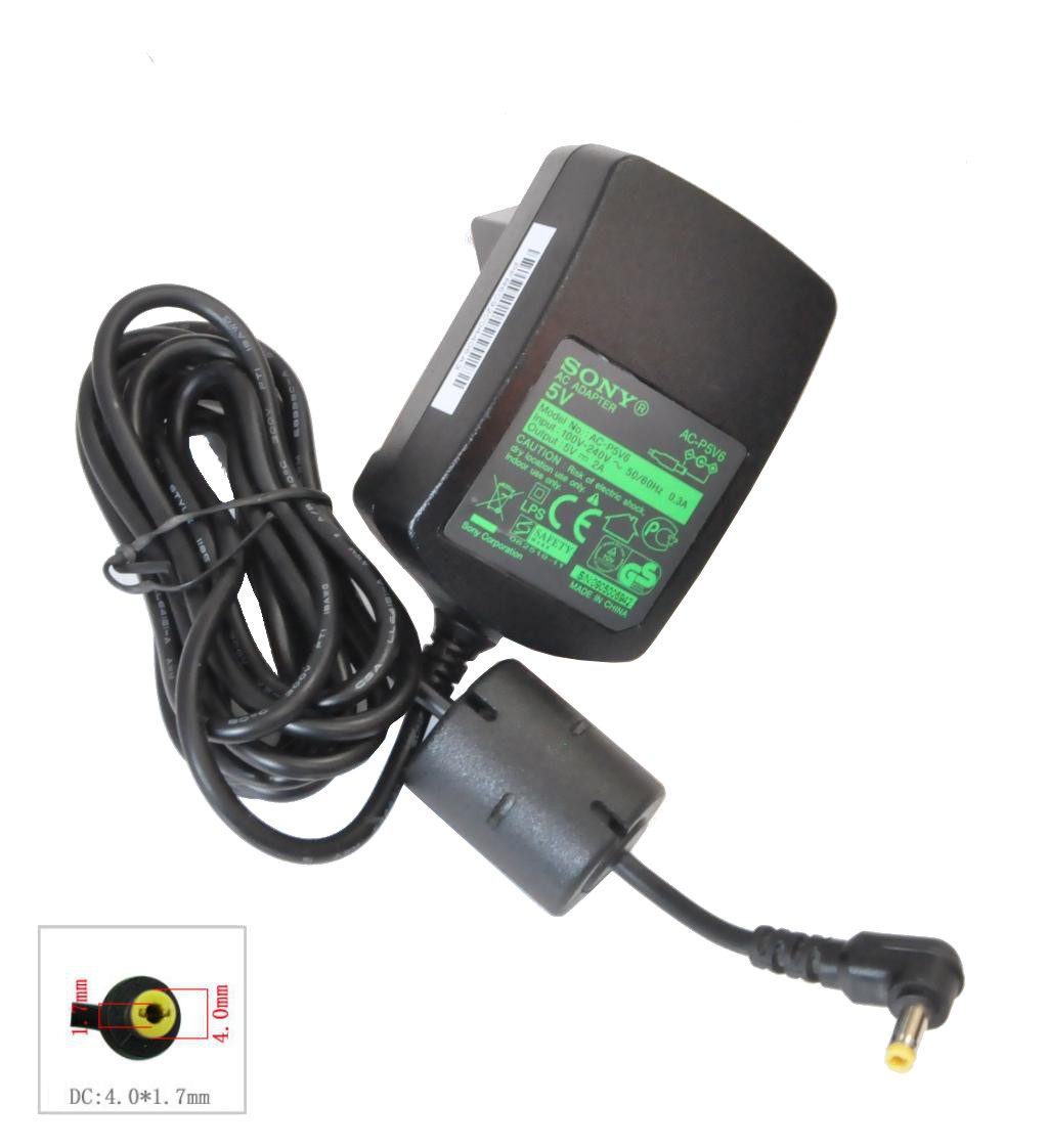 Oryginalna ładowarka Sony 5V 2000mA AC-P5V6 do PSP, wtyk PL EU