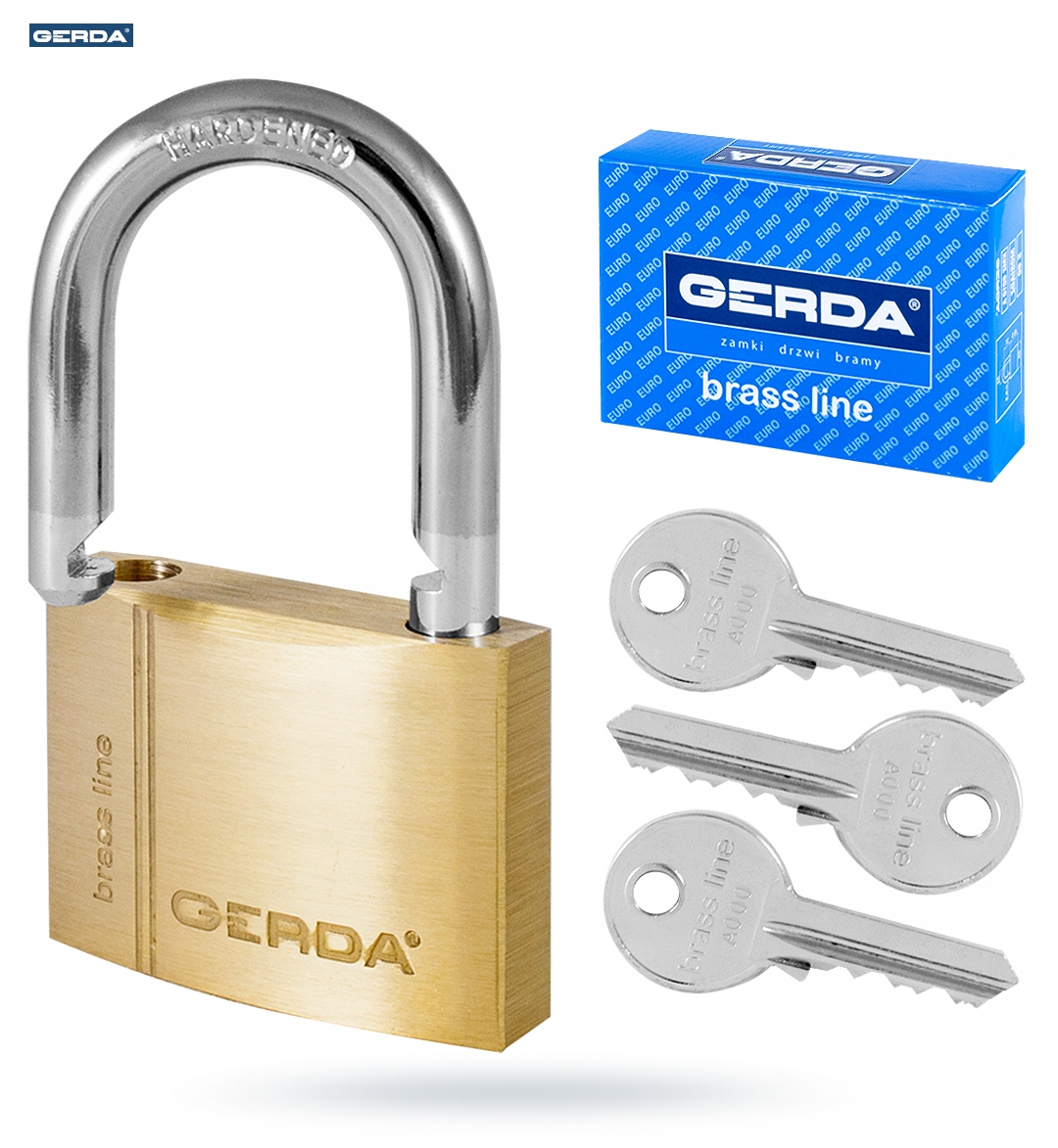 Kłódka GERDA KMZ S50 w SYSTEMIE WSPÓLNEGO KLUCZA Marka Gerda