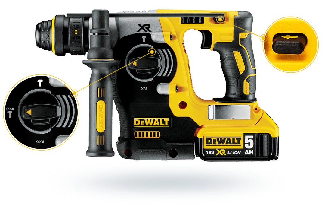 DeWalt dch274p2 перфоратор 18V SDS + 15кусок питания Перезаряжаемый