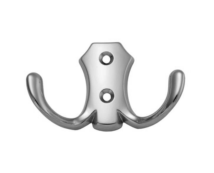 

Wieszak meblowy podwójny na ubrania W004 Chrom