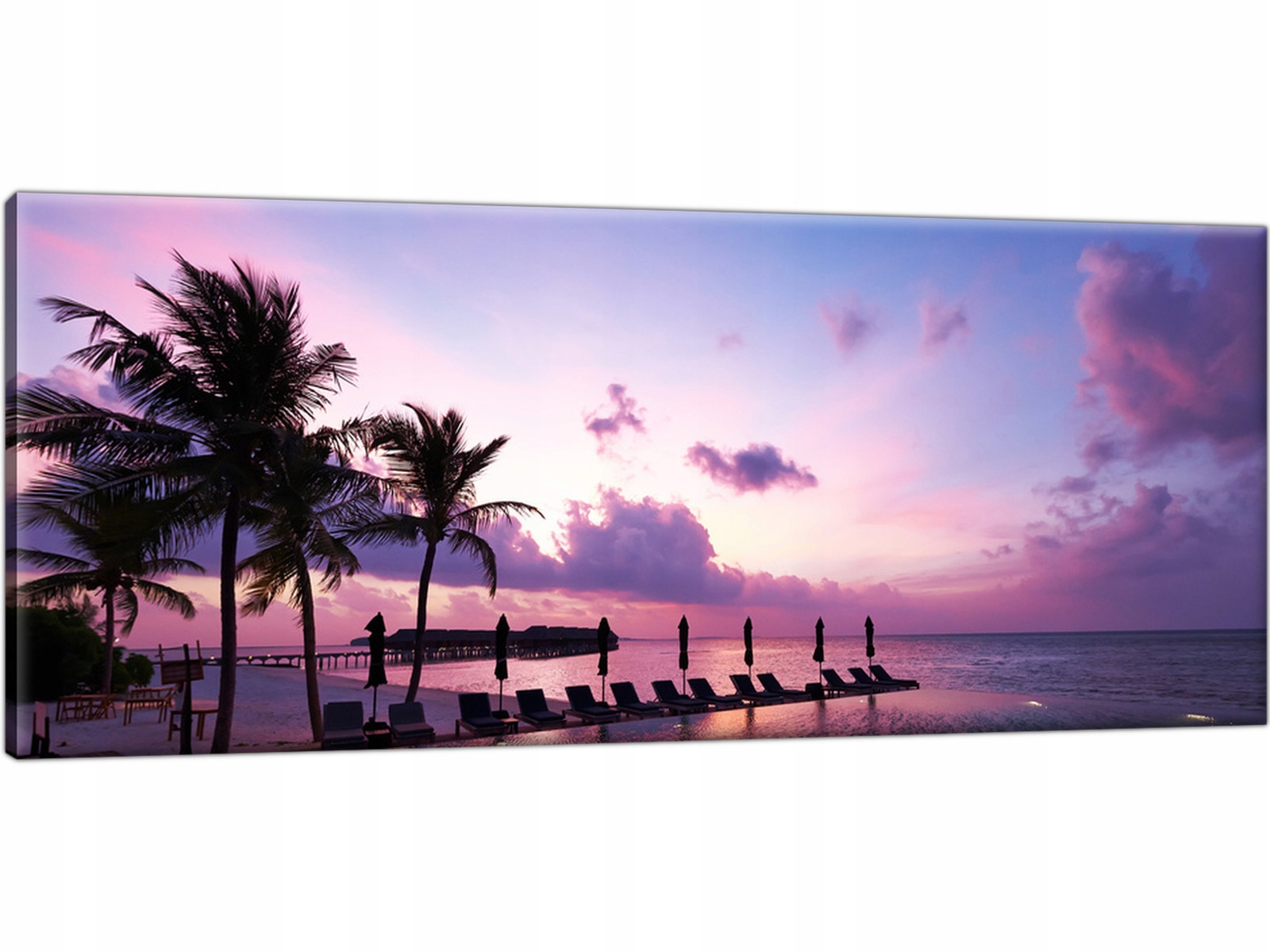 

Obraz na płótnie Tryptyk Pejzaż 100x40 do salonu