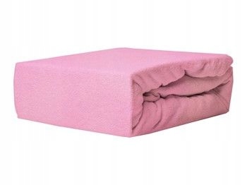 

Prześcieradło Frotte z gumką 180g/m2 Róż 180x200