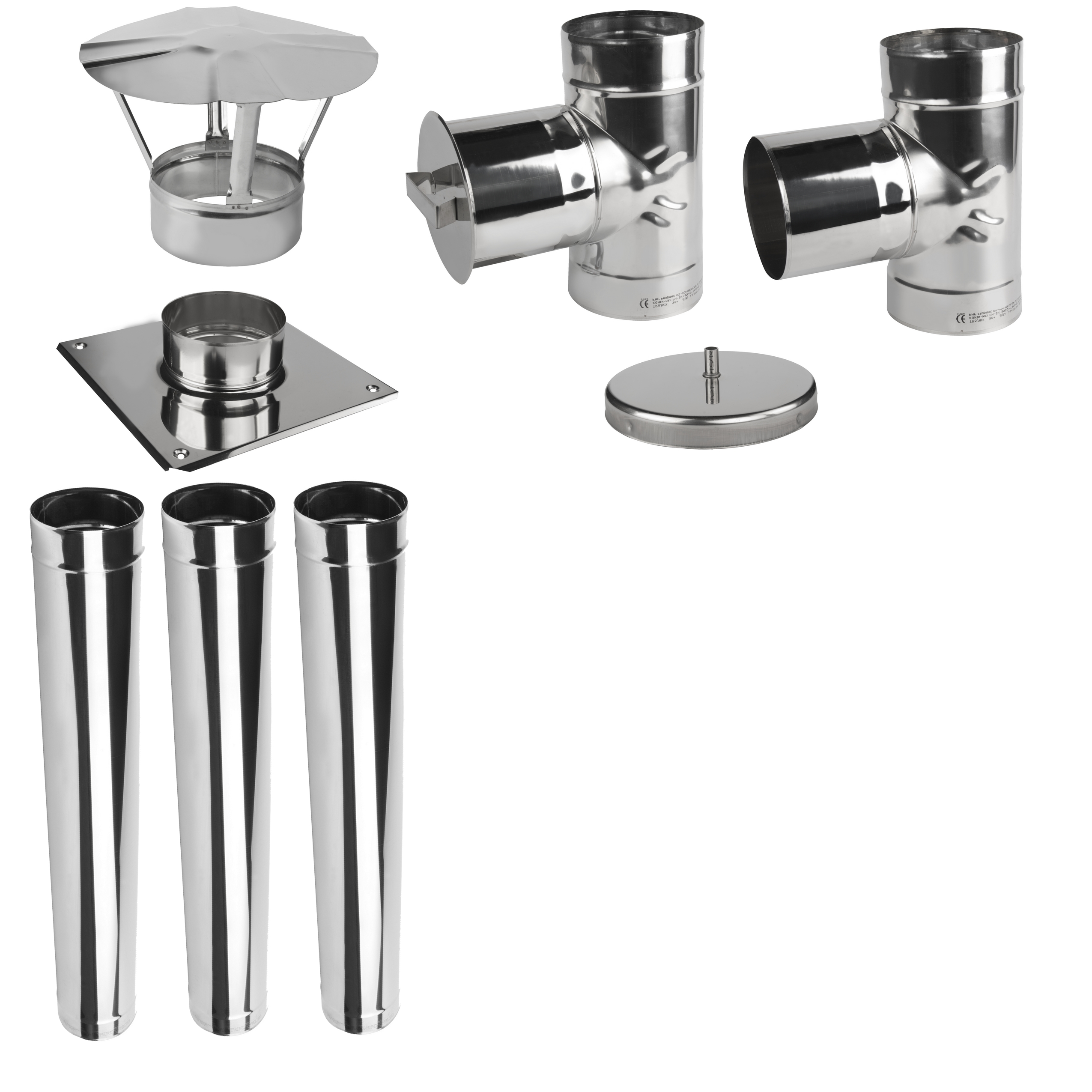 

Zestaw Wkład Kominowy Żaroodporny Fi 250 - 3m