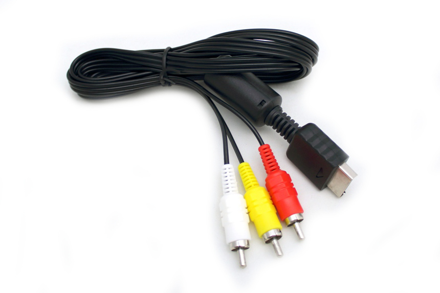 Kabel AV audio-video do konsol PlayStation 2 / PS2