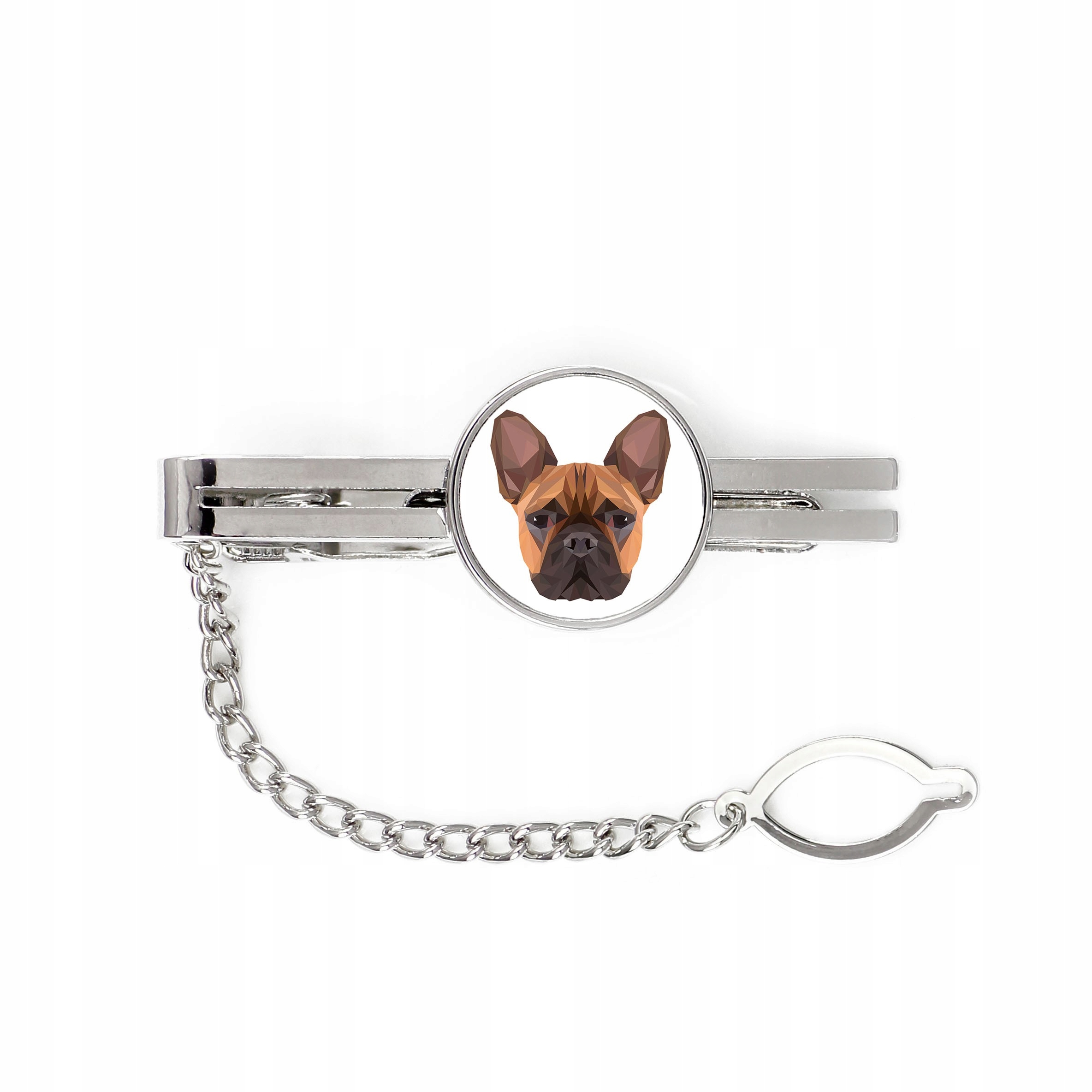 

Buldog francuski geometryczny Spinka do krawata