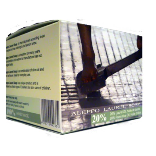 

Naturalne Syryjskie Mydło Aleppo 20% lauru, 200g