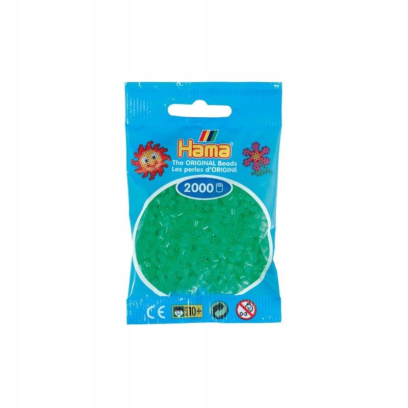 

Koraliki Hama Mini 2000 501-37 Zielone Neonowe