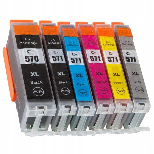 

Tusze Do Canon PGI-570BK 571BK 571C 571M 571Y 571G
