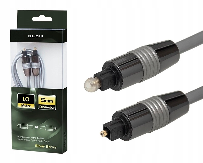 

Kabel Optyczny Toslink 5mm Digital 1m