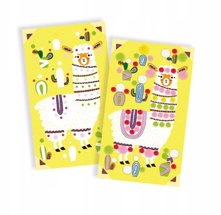 Zestaw artystyczny Pompony Lamy, Janod Materiał inny