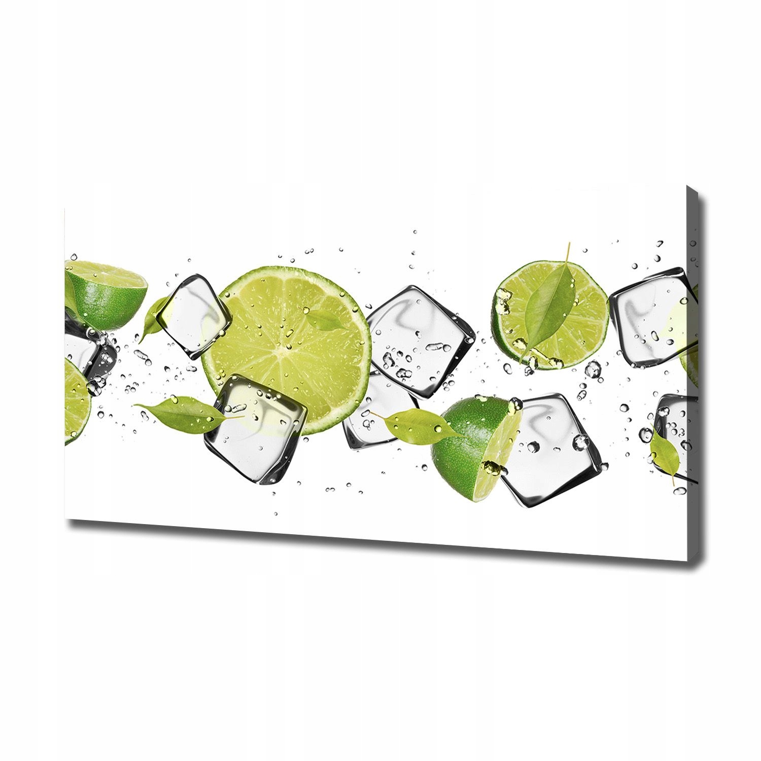 

Foto obraz na płótnie Limonka z lodem 120x60 cm