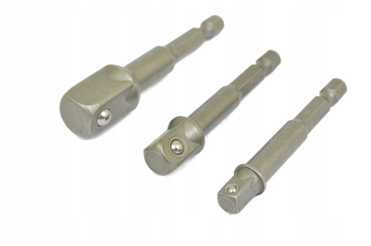 

Zestaw adapterów adaptery do wkrętarki 1/4 3/8 1/2