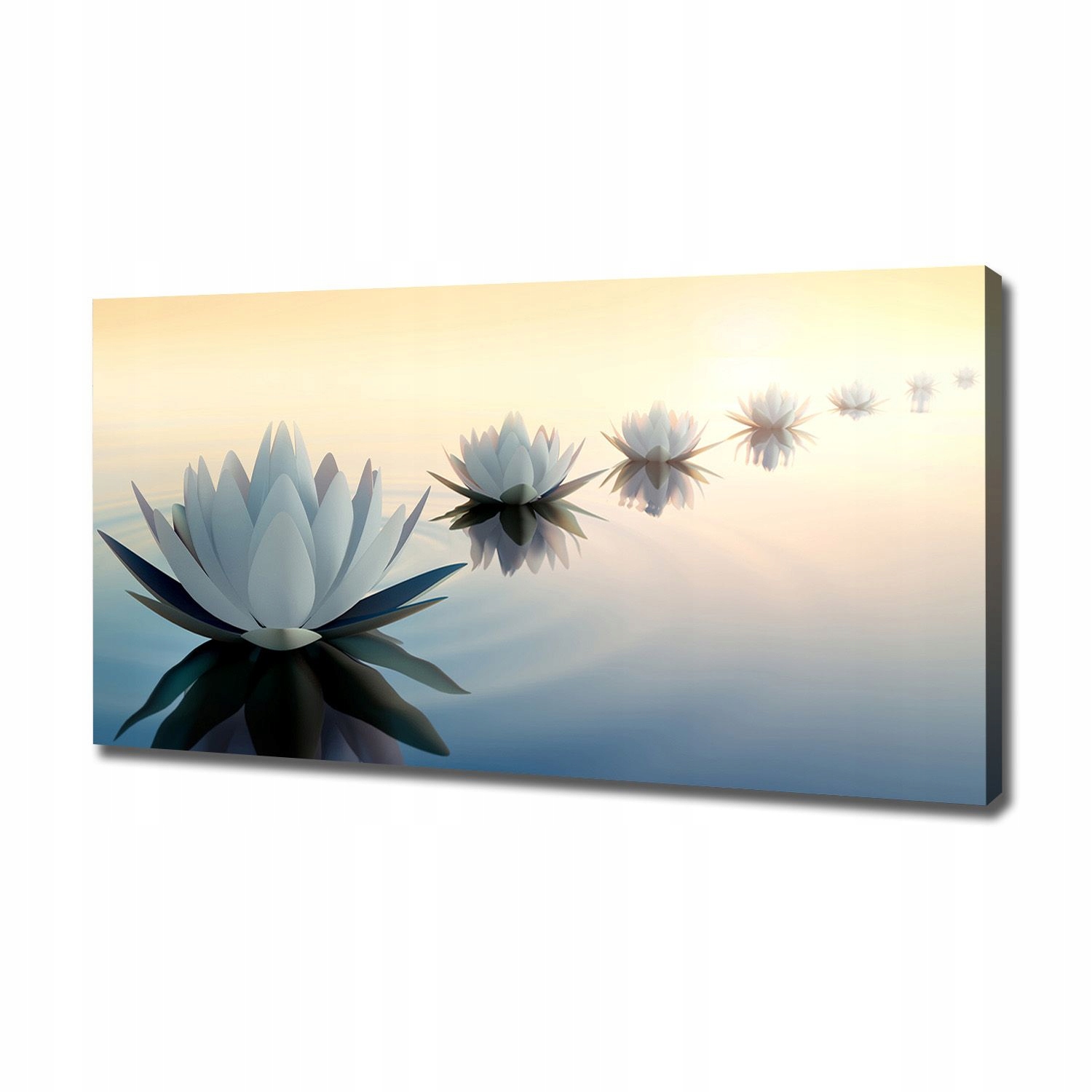 

Foto obraz na płótnie Kwiaty lotosu 120x60 cm