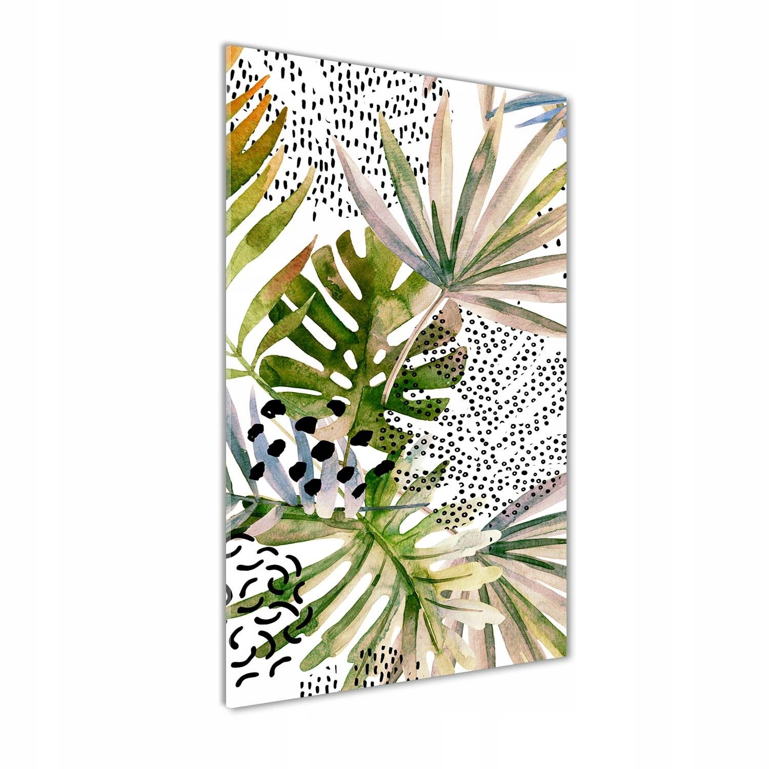 

Foto obraz na szkle Tropikalne liście 70x140 cm