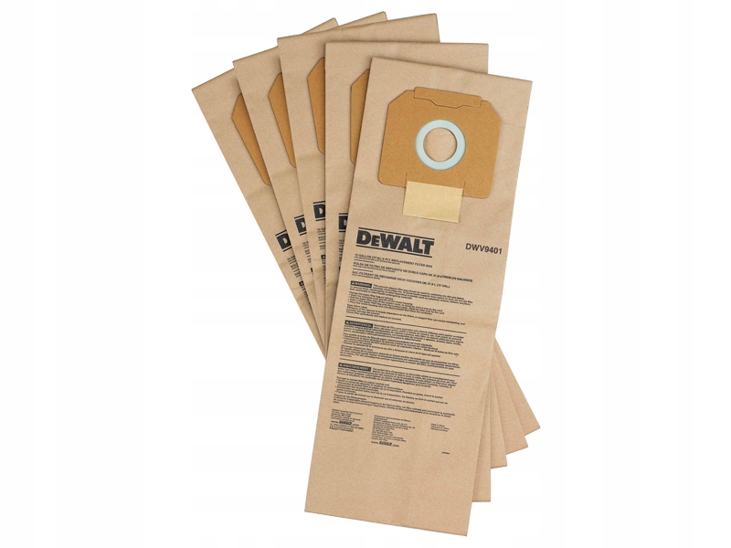 

Worki papierowe do odkurzacz DWV902 DeWALT DWV9401