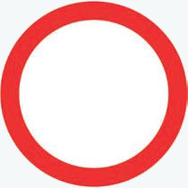 

Znak zakaz ruchu ocynkowany B-1 600, I gen.