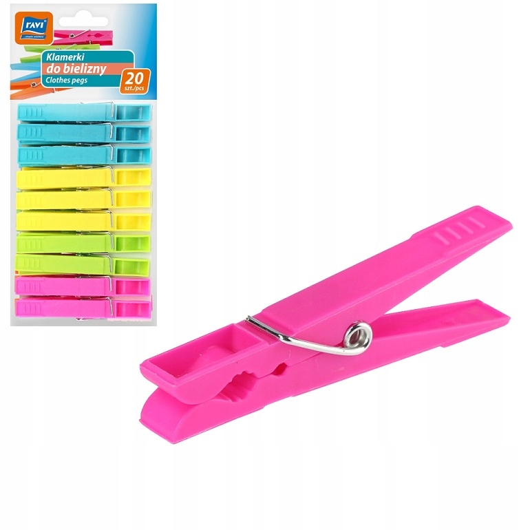 

Klamerki Spinacze Do Bielizny Klasyczne 20 Sztuk