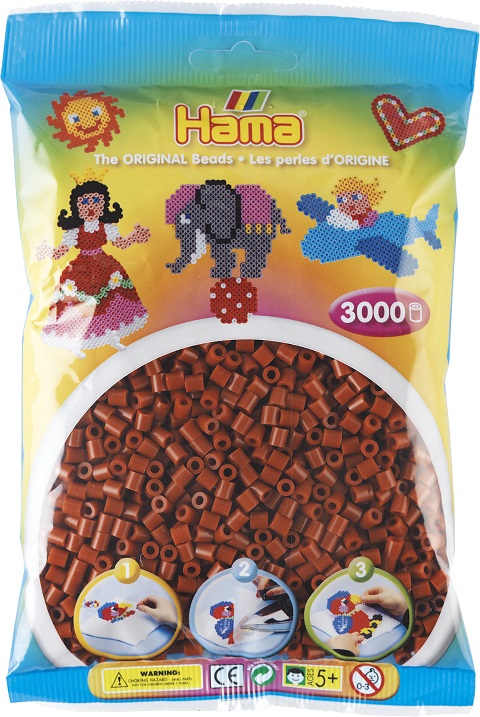 

Koraliki Hama MIDI 3000 201-20 Rdzawy Brązowy