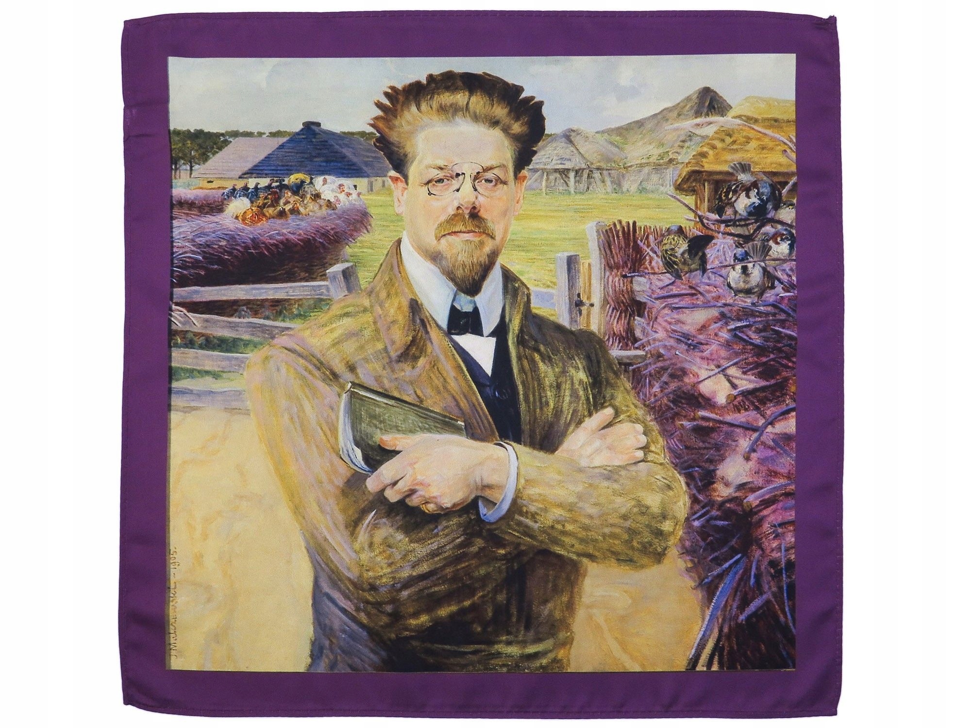 

Poszetka z reprodukcją obrazu Malczewski E172