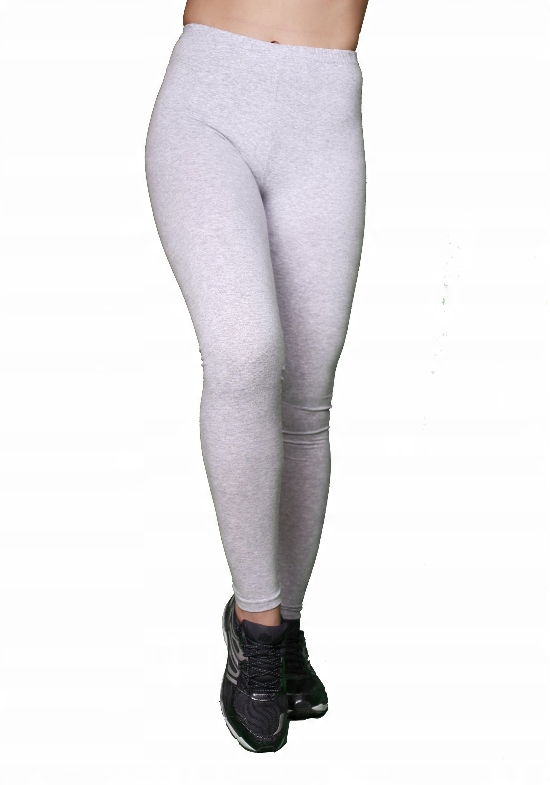 

Legginsy Bawełniane Getry leginsy Szare XXXXL/48