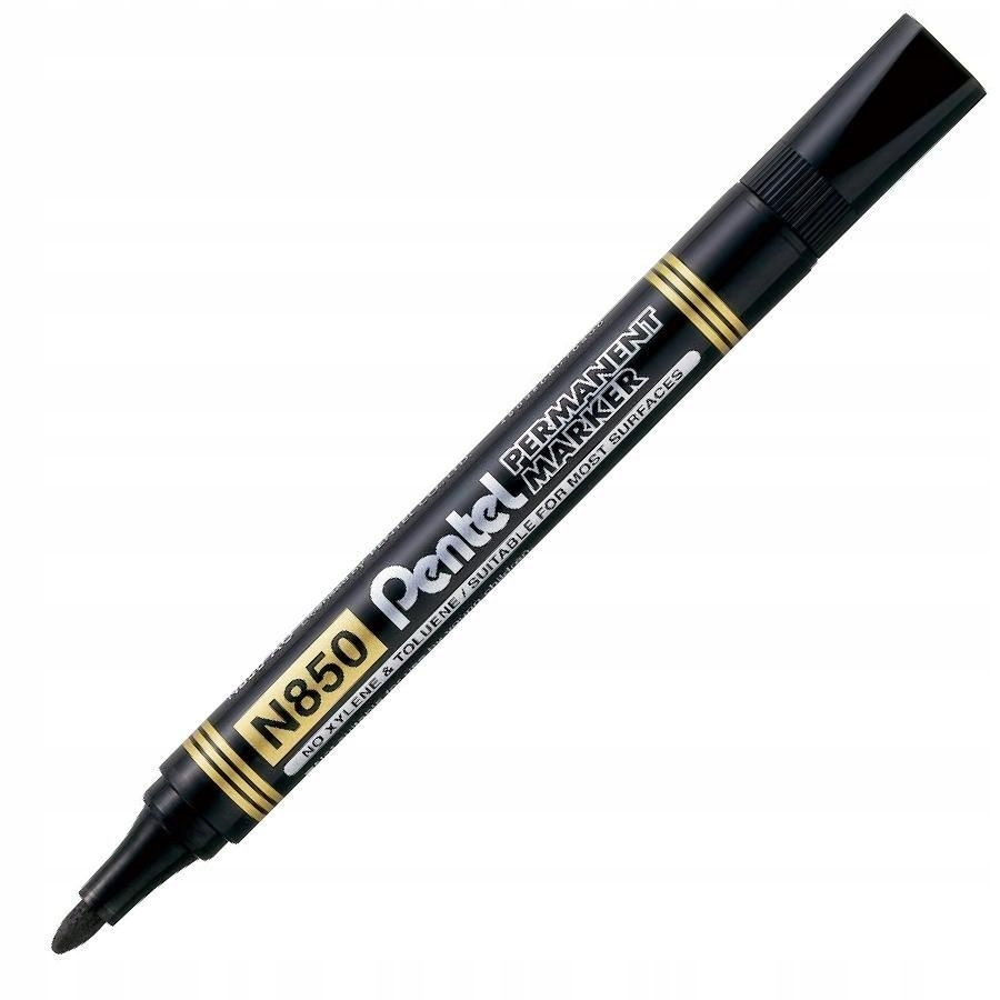 

Marker permanentny Pentel N850 okrągły Czarny