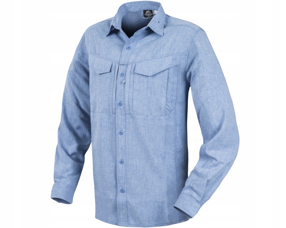 Košeľa Helikon Gentleman - Melange Light Blue XS