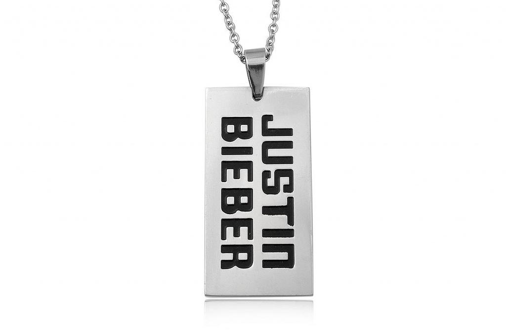 

Naszyjnik wisiorek nieśmiertelnik Justin Bieber