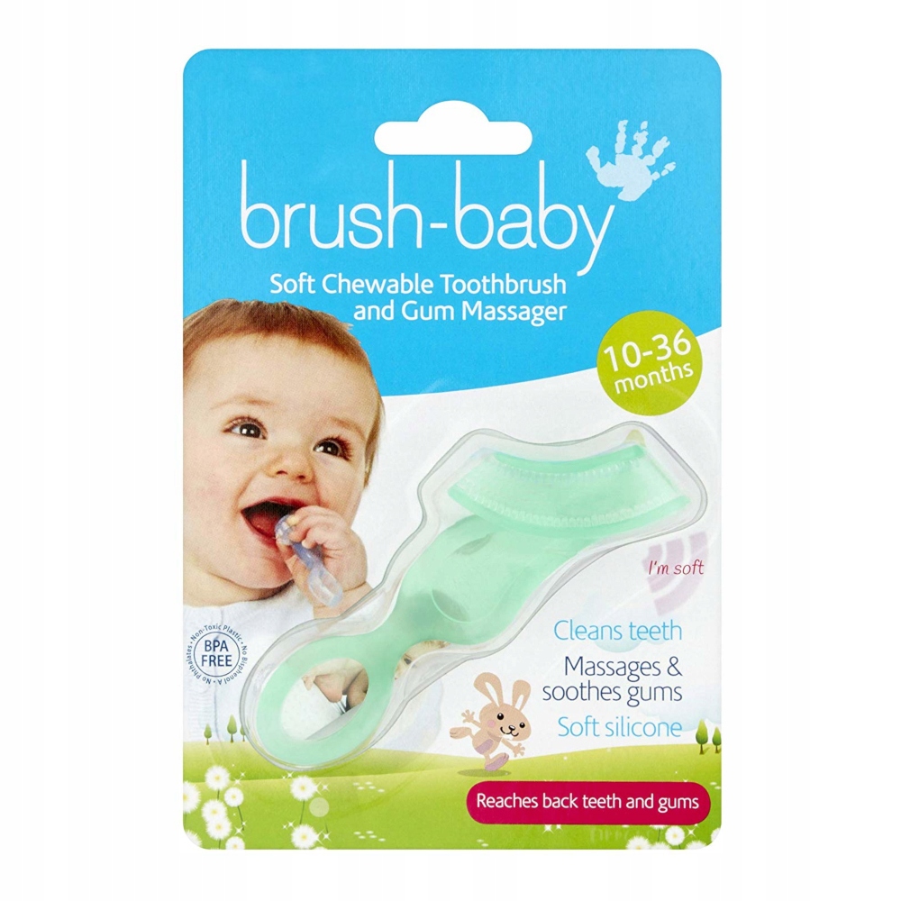 Brush-baby Chewable Toothbrush gryzak 10-36 m-c