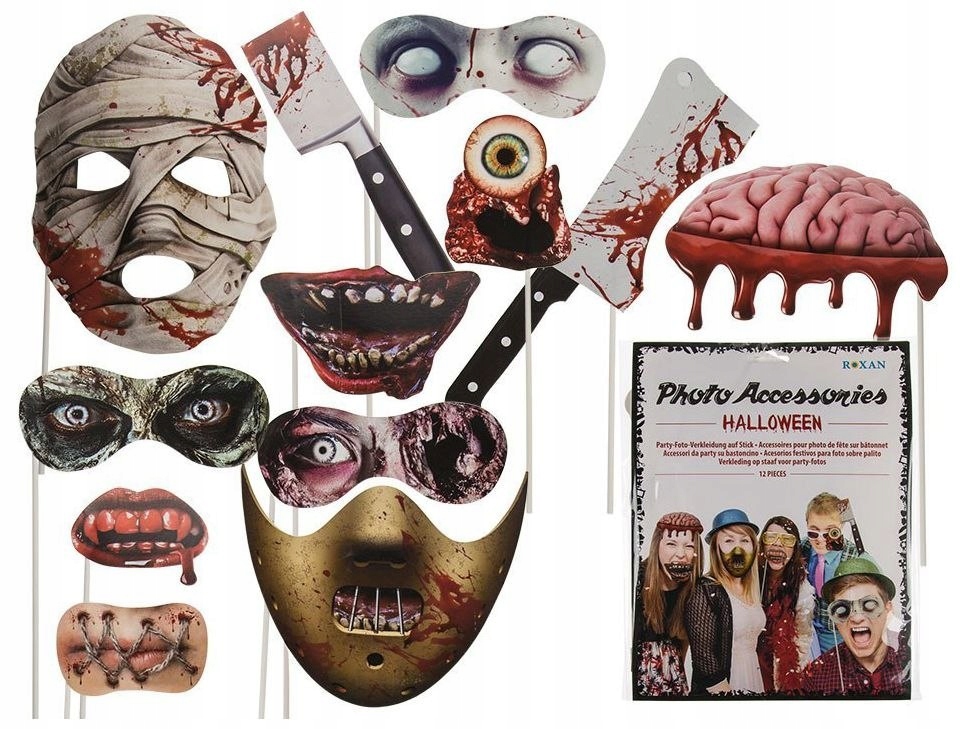 

Akcesoria Do Zdjęć Na Patykach Fotobudka Halloween