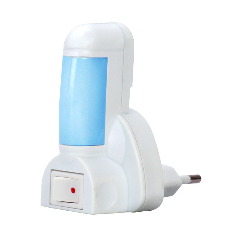 

Lampka nocna mini pionowa do gniazdka niebieska