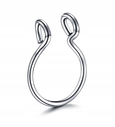 

Fake septum klasyczny FNS-047 Srebrny 0,8/8