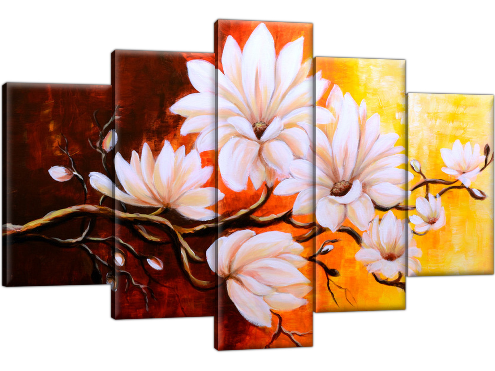 

Magnolie Kwiaty Obraz do salonu 100x63 Piękne