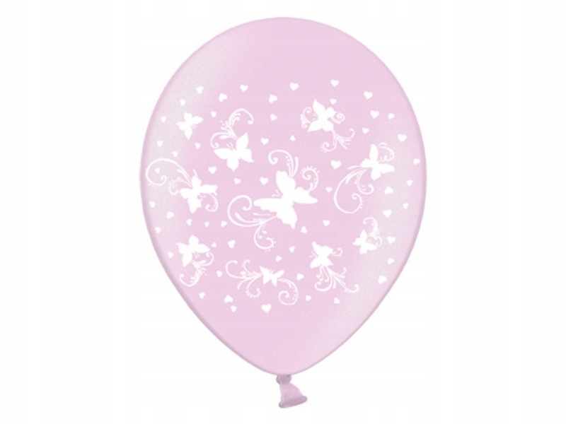 

Balony różowe motylki dekoracje na ślub wesele Sb