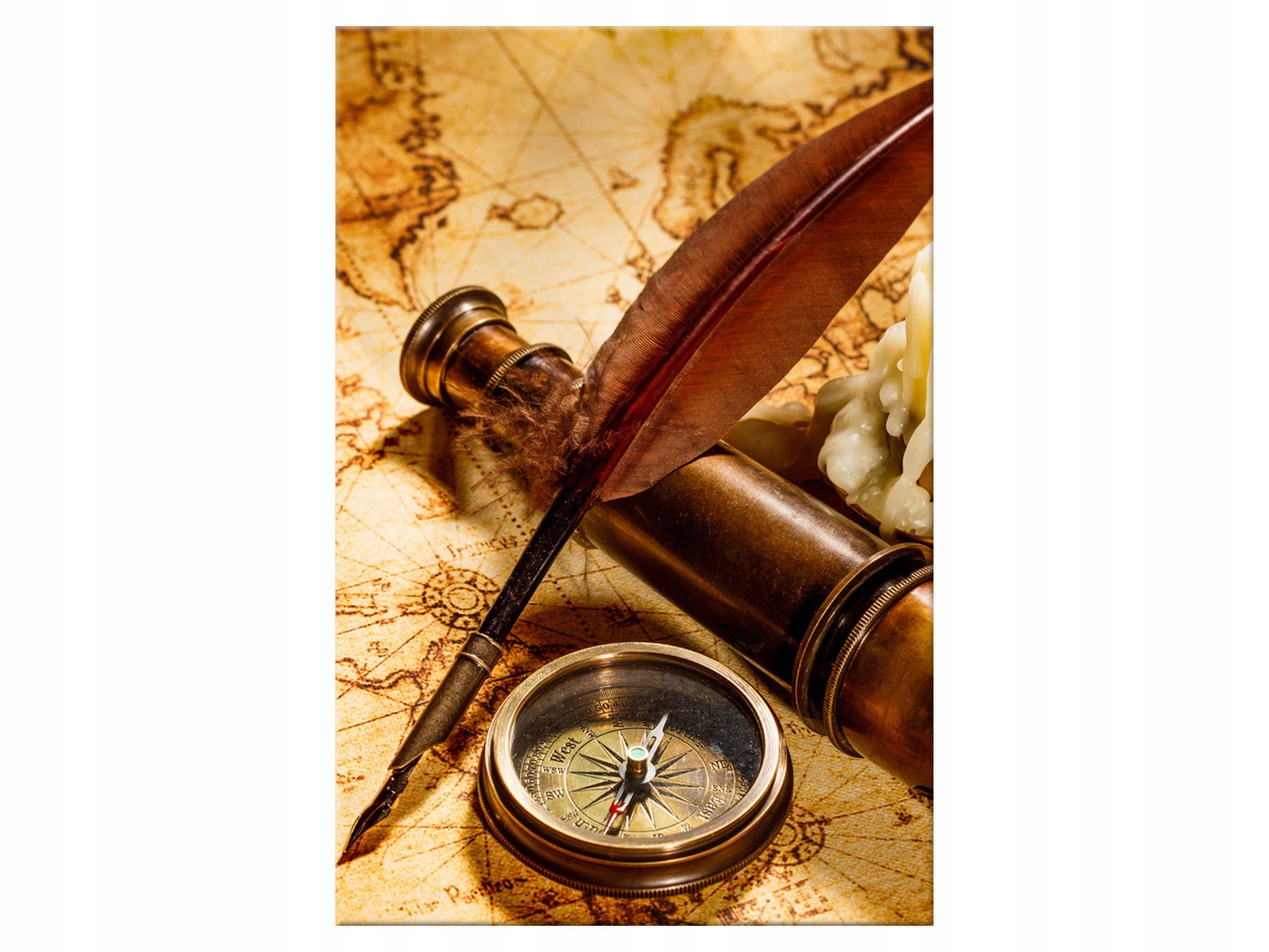 

Obraz na płótnieStara mapa 60x90 Mapa do salonu