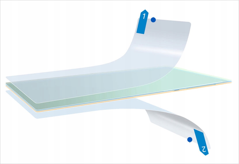 2szt. SOLIDNA folia ochronna 162 x 121mm pulsometr Marka Inna
