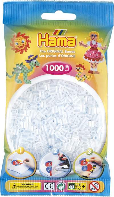 

Koraliki Hama MIDI 1000 207-19 Transparentne