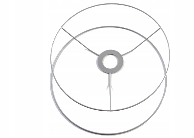 

Stelaż do abażuru biały 50cm koszyczek i kółko E27
