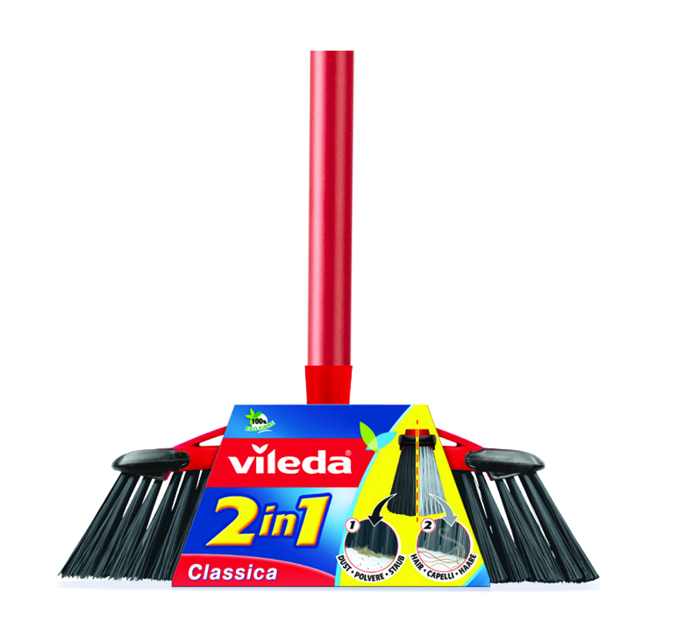 

Miotła uniwersalna Vileda Szczotka 2w1 + Drążek