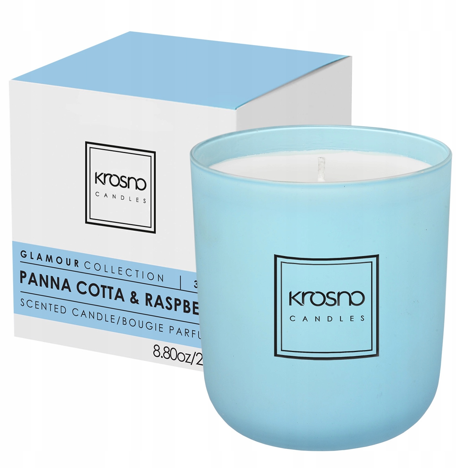 

Świeca zapachowa Glamour Panna Cotta 250g Krosno