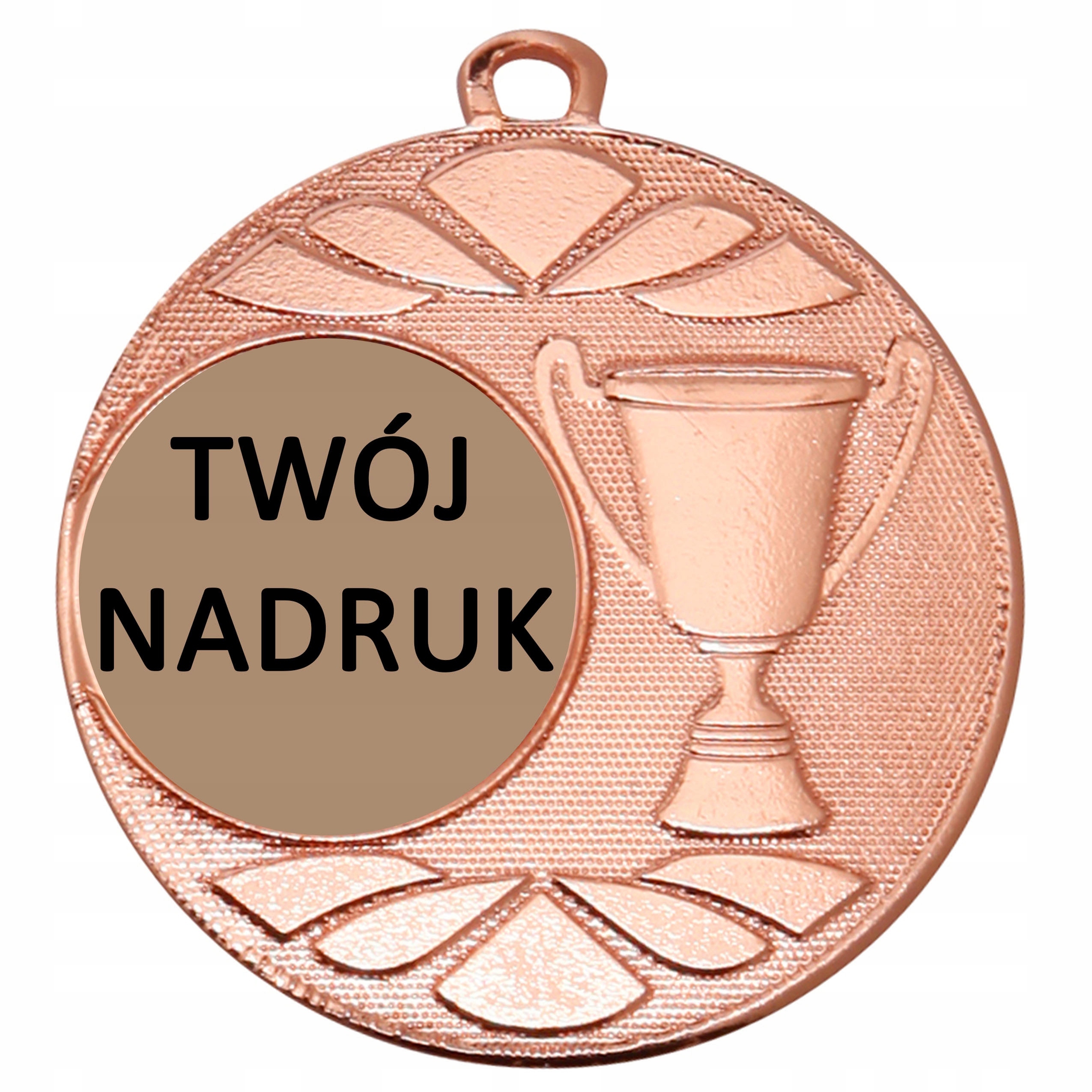 

Brązowy Medal Z Nadrukiem 50mm WSTĄŻKA-bedi500326
