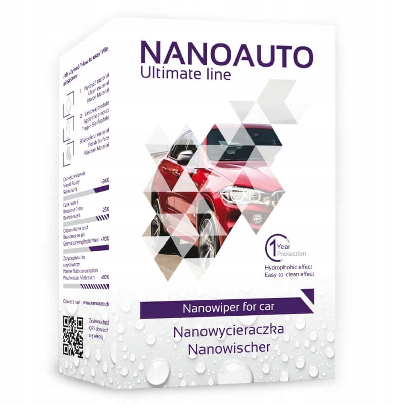 

Nanoauto niewidzialna wycieraczka do szyb 100ml