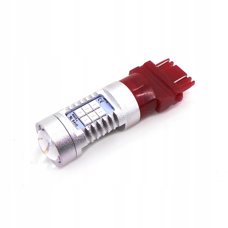 

P27/7W żarówka Led 3157 12V 20W Canbus czerwona